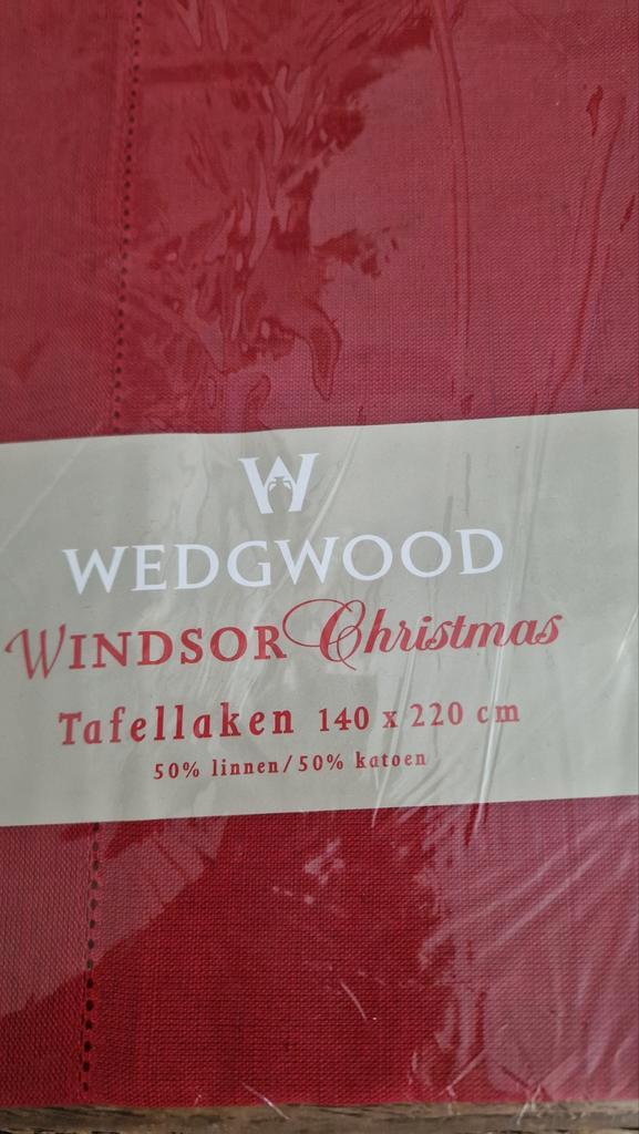 Windsor Albert Heijn christmas kerstservies tafellaken kleed, Huis en Inrichting, Keuken | Servies, Nieuw, Wedgwood, Overige materialen