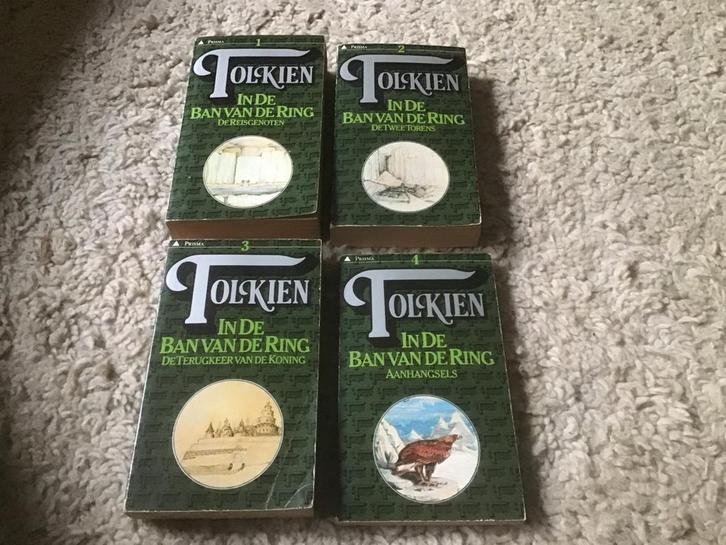 Tolkien In de Ban van de Ring - Complete Set  opbr giro 555, Boeken, Fantasy, Gelezen, Ophalen of Verzenden