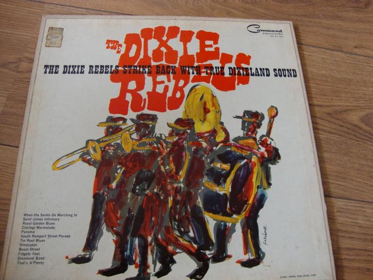 LP Dixie Rebels / The Dixie Rebels strike back with true(59), Cd's en Dvd's, Vinyl | Pop, Gebruikt, Voor 1960, 12 inch, Ophalen of Verzenden