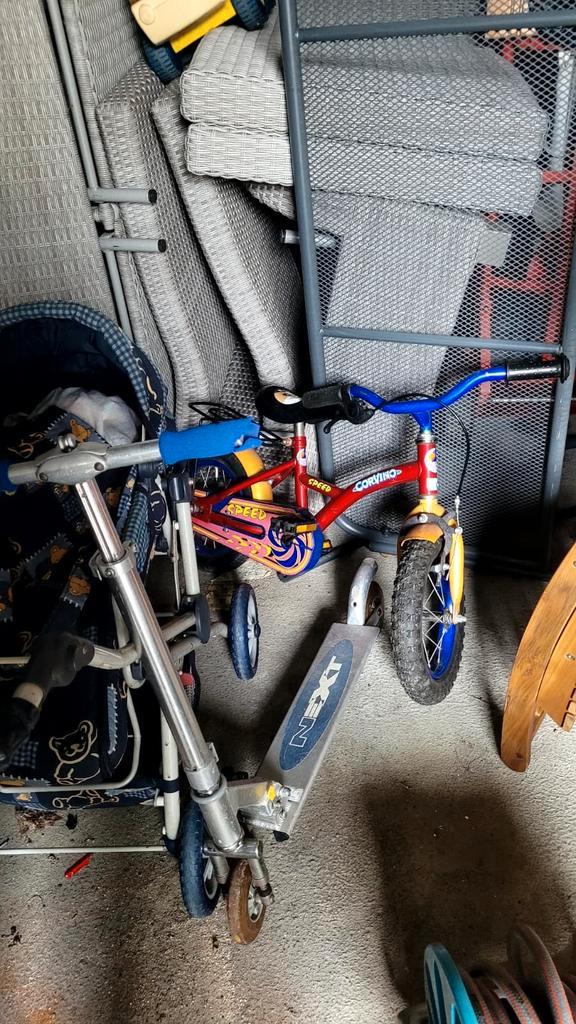 Fiets en step gratis, Fietsen en Brommers, Fietsen | Kinderfietsjes, Minder dan 16 inch, Ophalen of Verzenden