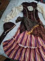 Professionele  zigeunerin jurk maat xxl met hoepel onderin, Gedragen, Ophalen of Verzenden, Onder de knie, Maat 46/48 (XL) of groter