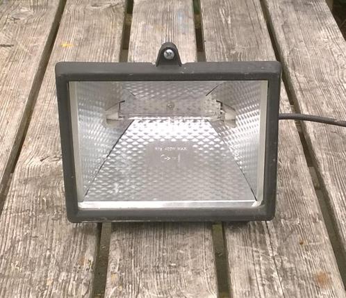 Terreinverlichting armatuur 300 Watt, Tuin en Terras, Buitenverlichting, Gebruikt, Wandlamp, Aluminium, 250 watt of meer, Netvoeding