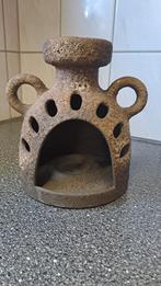 Vintage grote lantaarn kandelaar lava jaren 70, Huis en Inrichting, Woonaccessoires | Kandelaars en Kaarsen, Overige materialen