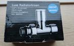 Luxe rechte radiatorkraan "1/2 x 15mm knel, Ophalen of Verzenden, Nieuw