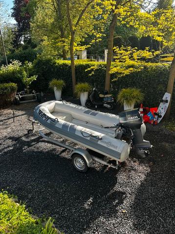 Hypalon Rib met Yamaha 30 pk autolube + trailer  beschikbaar voor biedingen