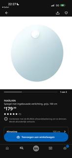 Faxalven badkamerspiegel IKEA 100 cm (omgebruikt), Ophalen of Verzenden, Zo goed als nieuw