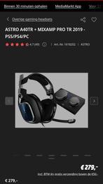 ASTRO A40TR + MIXAMP PRO TR - PS5/PS4/PC, Ophalen of Verzenden, Gaming headset, Gebruikt, Over-ear