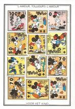 Stampart Minnie Mickey Mouse kinderzegels Joost Veerkamp, Ophalen of Verzenden, 1980 tot heden, Ongelopen, Cultuur en Media