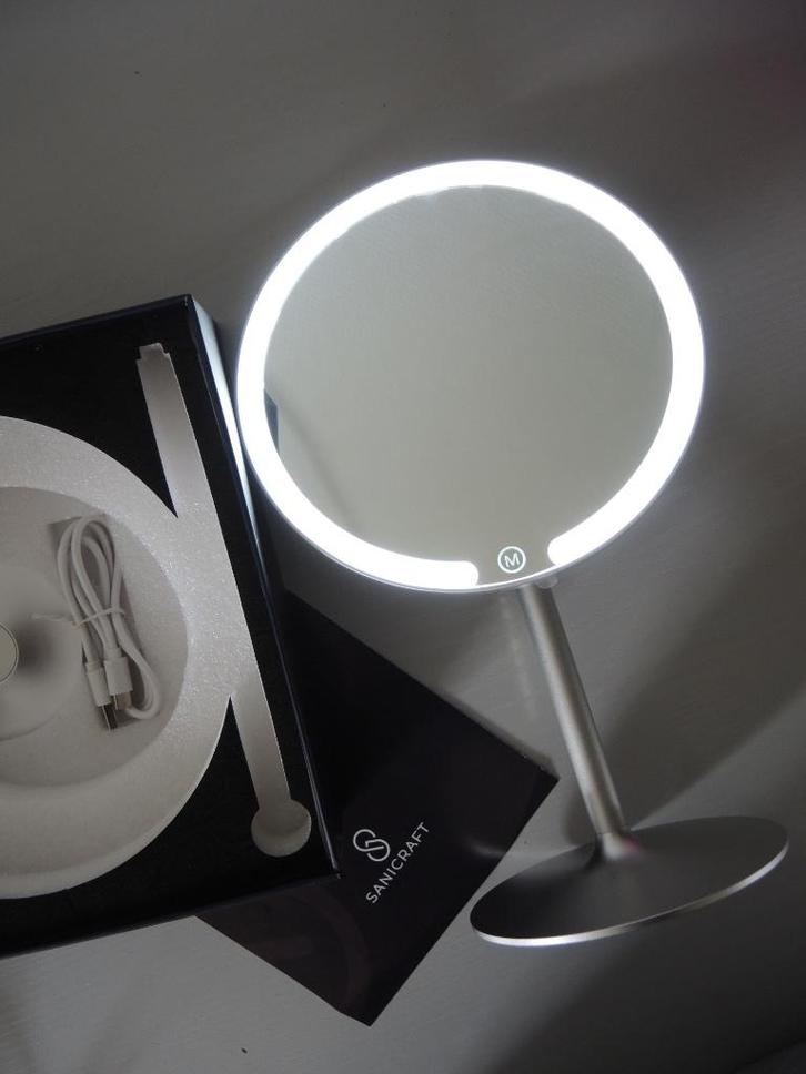 Sanicraft make-up spiegel met LED * nieuw*, Sieraden, Tassen en Uiterlijk, Uiterlijk | Cosmetica en Make-up, Nieuw, Make-up, Gehele gezicht