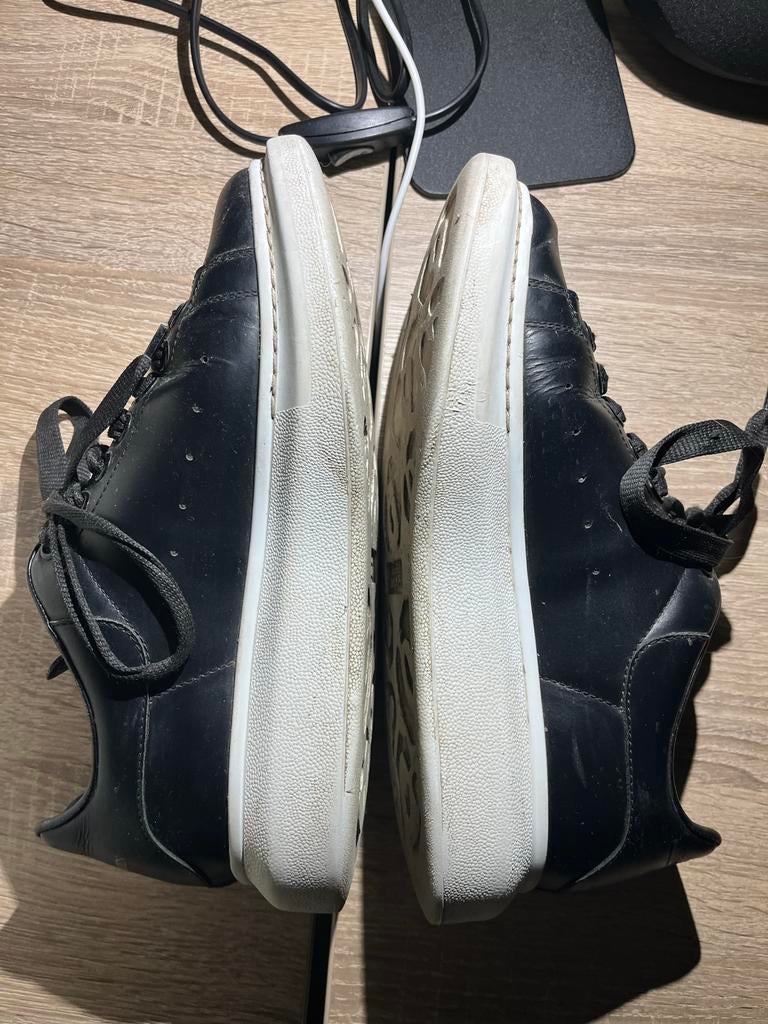 Alexander MC Queen Zwart Leer 38 (nieuw 425), Zwart, Ophalen of Verzenden, Sneakers of Gympen, Gedragen