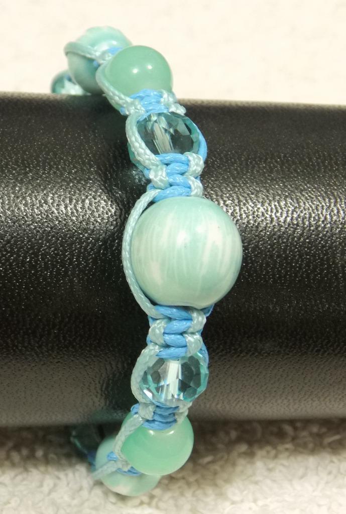 Armband Turqoise Verstelbaar Gratis Verzending !! (813), Sieraden, Tassen en Uiterlijk, Armbanden, Nieuw, Overige materialen, Blauw