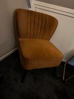 Woood cognac fauteuil, Huis en Inrichting, Stoelen, Ophalen of Verzenden, Zo goed als nieuw, Bruin, Eén