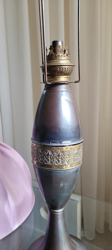 Antieke Petroleumlamp, Antiek en Kunst, Antiek | Lampen, Ophalen of Verzenden