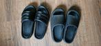 2 paar zwarte badslippers, Ophalen of Verzenden, Gedragen, Zwart