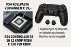 PS4 Koelpasta Vervangen + R2/L2 Controller Reparatie, Spelcomputers en Games, Spelcomputers | Sony PlayStation 4, 500 GB, Refurbished