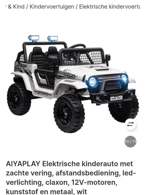 Kinder Elektrische Auto , Hobby en Vrije tijd, Modelbouw | Radiografisch | Auto's, Nieuw, Auto onroad, Elektro, Ophalen of Verzenden