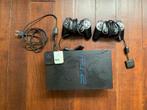 PlayStation 2 Fat SCPH-39004 + 16 games, Gebruikt, Met games, Met 2 controllers, Ophalen of Verzenden