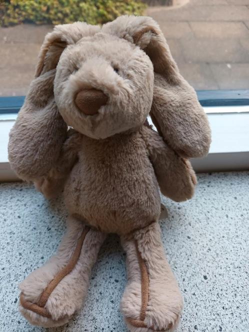Konijn of konijntje merk Jellycat zacht lichtbruin velours, Kinderen en Baby's, Speelgoed | Knuffels en Pluche, Zo goed als nieuw