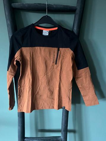 Retour shirt 146 152 camel zwart jongenskleding longsleeve beschikbaar voor biedingen