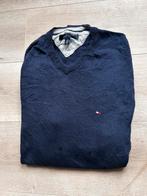 Tommy hilfiger blauwe trui L, Ophalen of Verzenden, Zo goed als nieuw, Maat 52/54 (L), Blauw