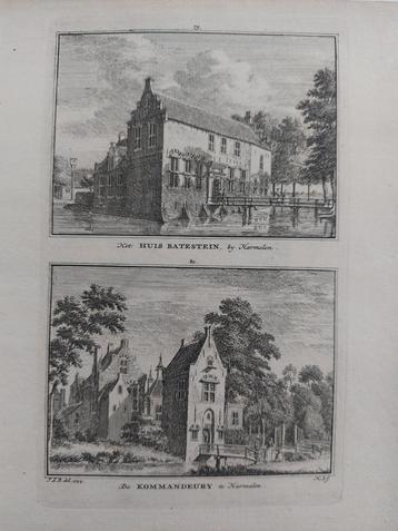 79-80 / Harmelen  Batenstein   Kopergravure 1773 beschikbaar voor biedingen