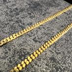 14k gouden ketting massief cuban schakel gourmet, Ophalen of Verzenden, Nieuw, Goud