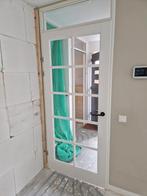 Opdekdeur linksdraaiend 211,5x93 met glas, Doe-het-zelf en Verbouw, Deuren en Horren, Ophalen, 80 tot 100 cm, Binnendeur, Zo goed als nieuw