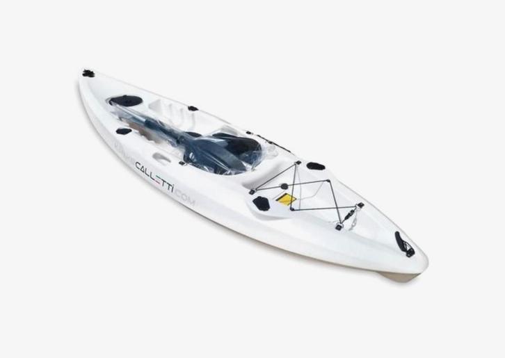 Caletti Kajak - 1 Persoon - Zgan - Uniek!, Watersport en Boten, Kano's, Zo goed als nieuw, Kajak, Eén persoon, Met peddels, Ophalen of Verzenden
