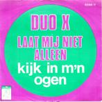 duo x - kijk in m'n ogen / laat mij niet alleen (piraat/1970, Ophalen of Verzenden, 7 inch, Nederlandstalig, Single
