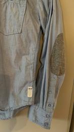 158 152 164 blouse overhemd jongen wit licht blauw, Ophalen of Verzenden, Zo goed als nieuw, Jongen, Overhemd of Blouse