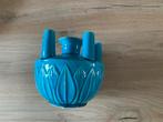 Vaas tulpenvaas &Klevering turquiose, Huis en Inrichting, Woonaccessoires | Vazen, Ophalen, Overige kleuren, Minder dan 50 cm