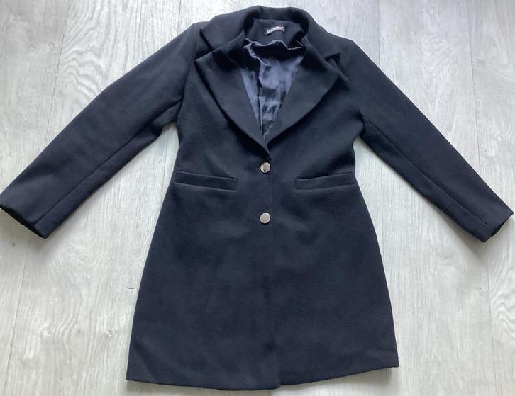 Zwarte jas - Maat M van SCAMM, Kleding | Dames, Jassen | Winter, Gedragen, Maat 38/40 (M), Zwart, Ophalen of Verzenden