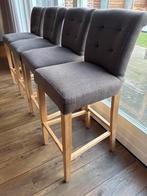 Set van 4 barkrukken, Ophalen, Gebruikt, Met voetsteun, 60 tot 90 cm