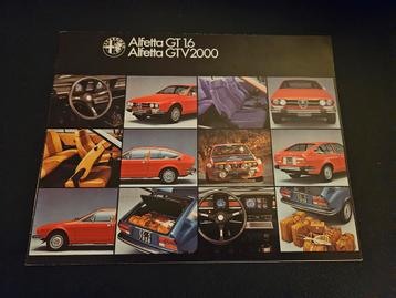 Brochure Alfa Romeo Alfetta GT 1.6 / GTV 2000 1976 beschikbaar voor biedingen