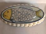 vintage vis vorm / wanddecoratie keramiek, Ophalen of Verzenden