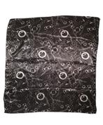 Vintage foulard, shawl, Gerry Weber, brown chains, Kleding | Dames, Mutsen, Sjaals en Handschoenen, Verzenden, Maat 46/48 (XL) of groter