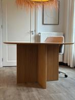 Eettafel Eiken Rond 130 cm, Huis en Inrichting, Tafels | Eettafels, Ophalen, Japandi, Scandinavisch, Trend, Zo goed als nieuw