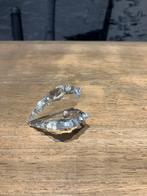 Jablonski glazen oester met parel, Ophalen, Overige materialen, Wit, Zo goed als nieuw