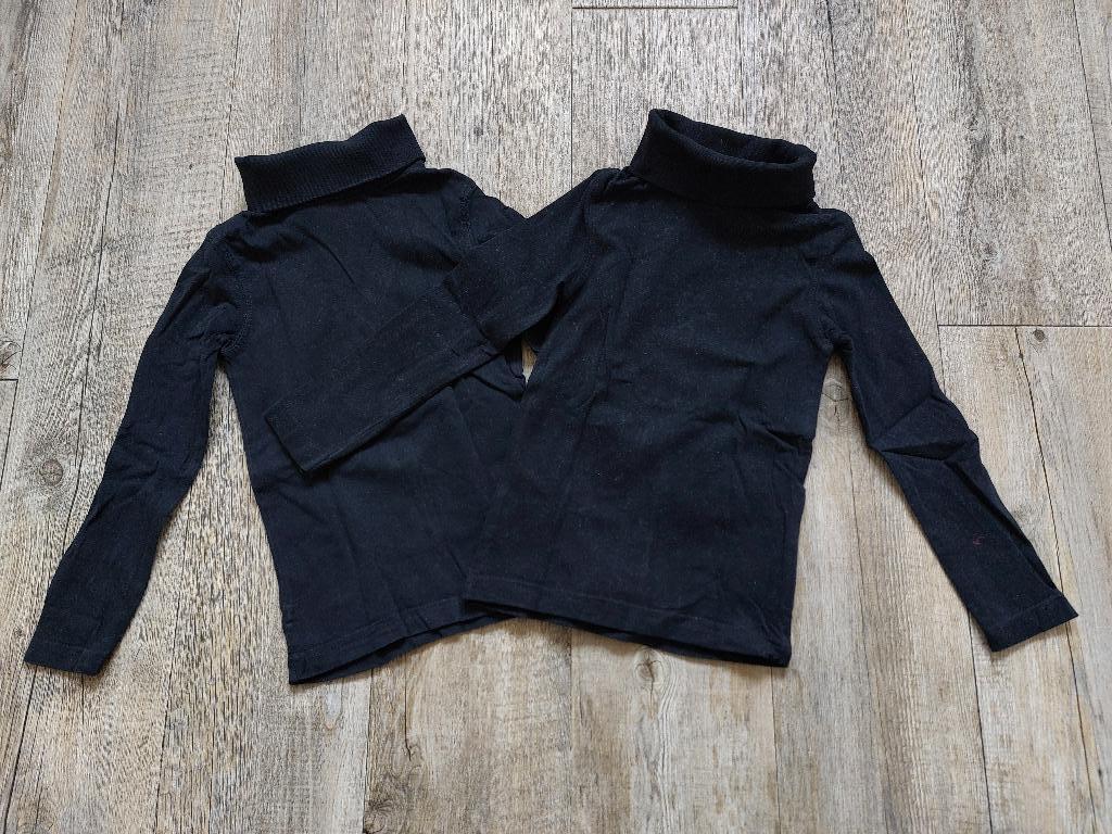 2 longsleeves met col maat 98/104, Kinderen en Baby's, Kinderkleding | Maat 98, Zeeman, Gebruikt, Meisje, Ophalen of Verzenden