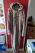 panterprint onesie maat S, Kleding | Dames, Huispakken, Ophalen, Gedragen, Maat 36 (S), Bruin