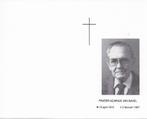 Bavel Franciscus 1910 Tilburg  1997 Tilburg priester, Ophalen of Verzenden, Bidprentje