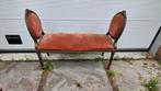 Oud antiek klein bankje. (€150,=), Huis en Inrichting, Ophalen of Verzenden, Gebruikt, Tweepersoons, Minder dan 150 cm