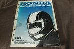 Honda VT600C 1988 Shadow VLX motorcycle service manual, Motoren, Handleidingen en Instructieboekjes, Ophalen of Verzenden, Honda
