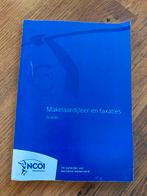 Makelaardijleer en taxaties - NCOI Reader, Boeken, Ophalen of Verzenden, Zo goed als nieuw, MBO