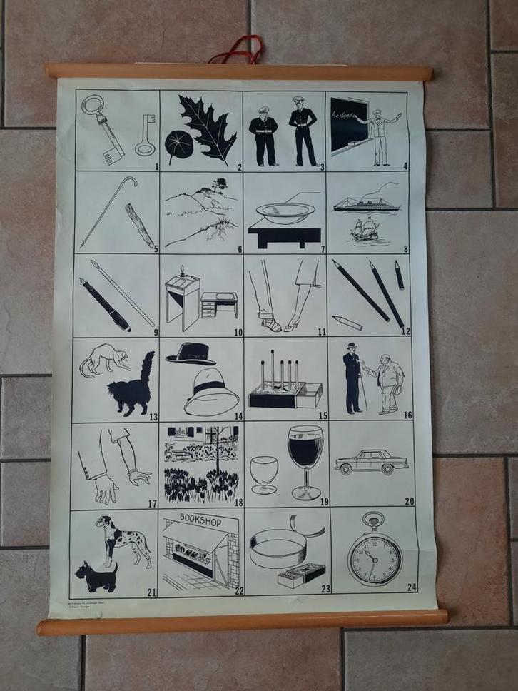 An Oral Approach. 1., Antiek en Kunst, Antiek | Schoolplaten, Stad- en Dorpsgezichten, Ophalen of Verzenden