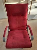 Gratis rode fauteuil, Huis en Inrichting, Fauteuils, Ophalen, Gebruikt, 75 tot 100 cm, 50 tot 75 cm
