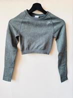 Gymshark adapt fleck seamless crop top maat XS 34 NIEUW, Kleding | Dames, Sportkleding, Nieuw, Ophalen of Verzenden, Fitness of Aerobics