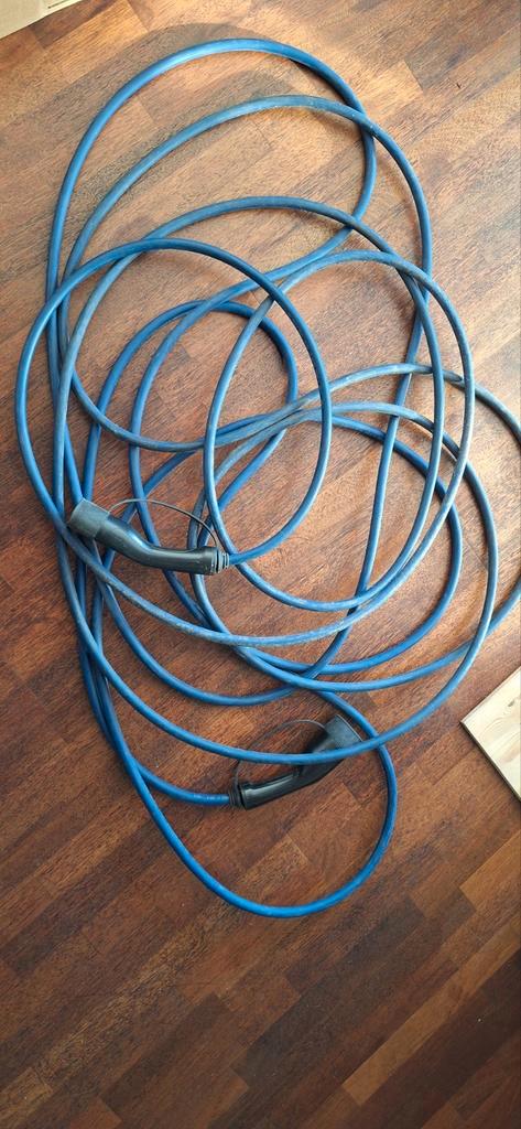 Type 2 naar Type 2 19,5 meter 1/3-fase EV laadkabel zgan, Auto diversen, Laadpalen, Zo goed als nieuw, Laadkabel, Ophalen of Verzenden