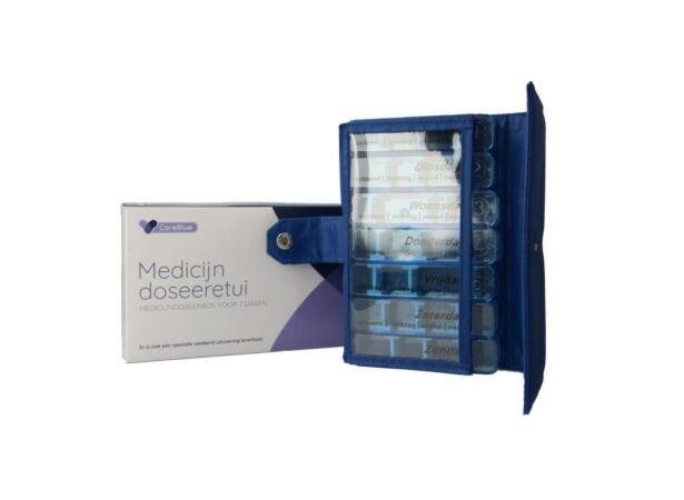 Pillendoos etui met week indeling, Diversen, Verpleegmiddelen, Zo goed als nieuw, Ophalen of Verzenden