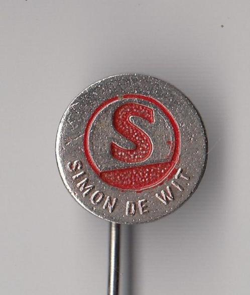 Simon de Wit Supermarkt speldje, Verzamelen, Speldjes, Pins en Buttons, Gebruikt, Speldje of Pin, Overige onderwerpen, Ophalen of Verzenden